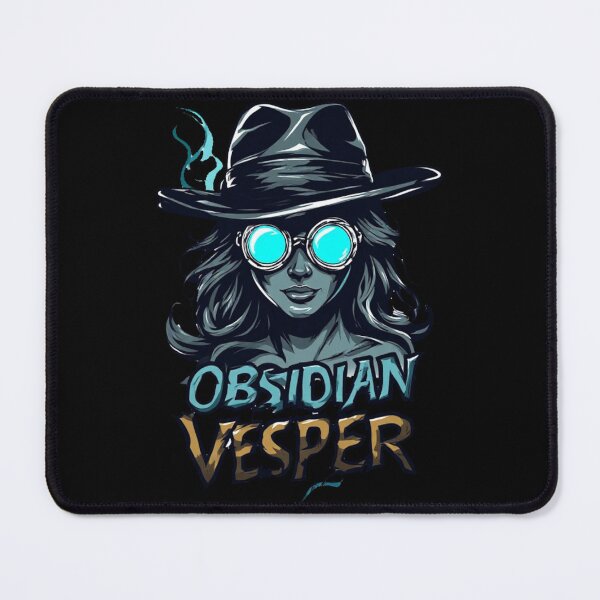 Item preview, Obsidian Vesper Female Classic - Premium Enamel Rebel Art_02 designed and sold by Shift-Bloom.