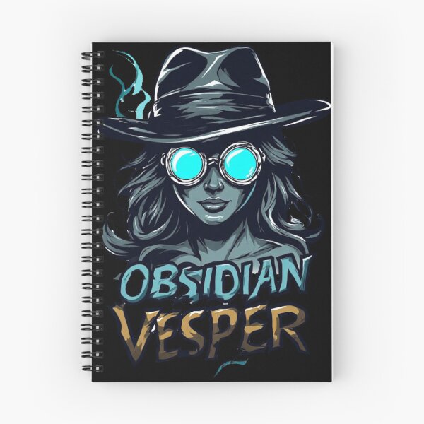 Item preview, Obsidian Vesper Female Classic - Premium Enamel Rebel Art_02 designed and sold by Shift-Bloom.