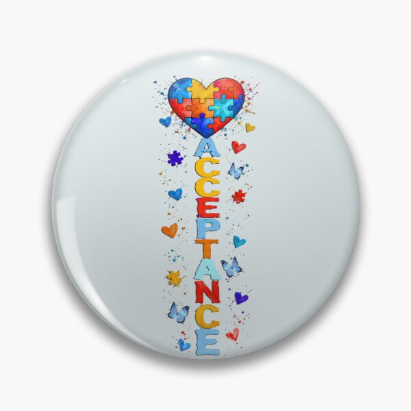 Item preview, Autism Acceptance Colorful Vertical Watercolor Butterflies designed and sold by tamdevo1.