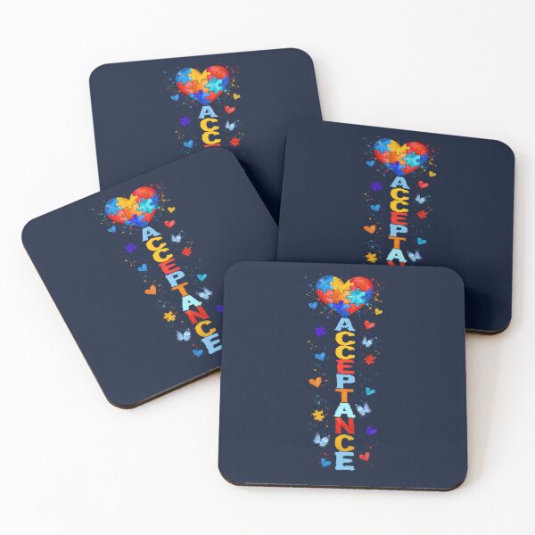 Item preview, Autism Acceptance Colorful Vertical Watercolor Butterflies designed and sold by tamdevo1.
