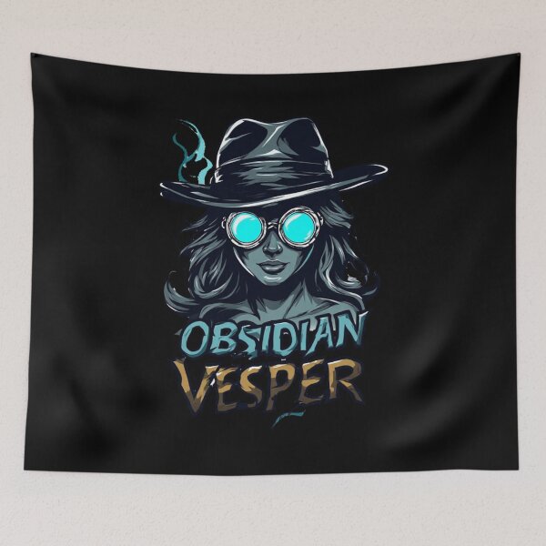 Item preview, Obsidian Vesper Female Classic - Premium Enamel Rebel Art_02 designed and sold by Shift-Bloom.
