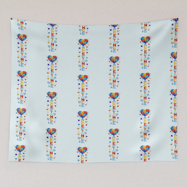 Item preview, Autism Acceptance Colorful Vertical Watercolor Butterflies designed and sold by tamdevo1.