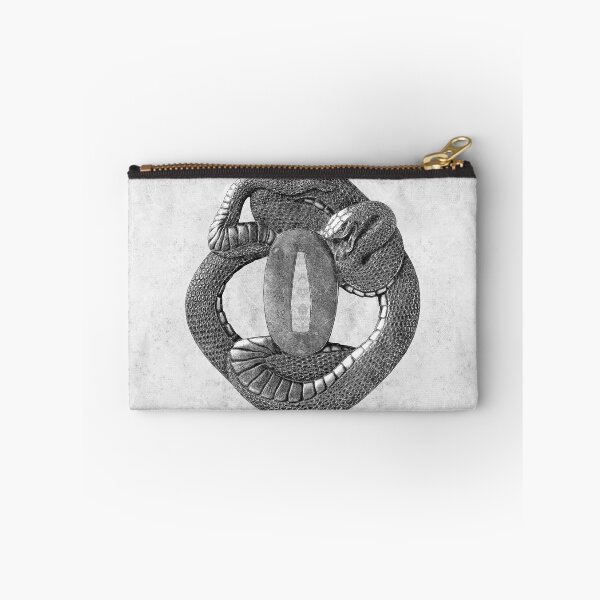 Item preview, 17th Century Coiled Snake Tsuba Japanese Sword Guard designed and sold by Ghoul Enterprises.
