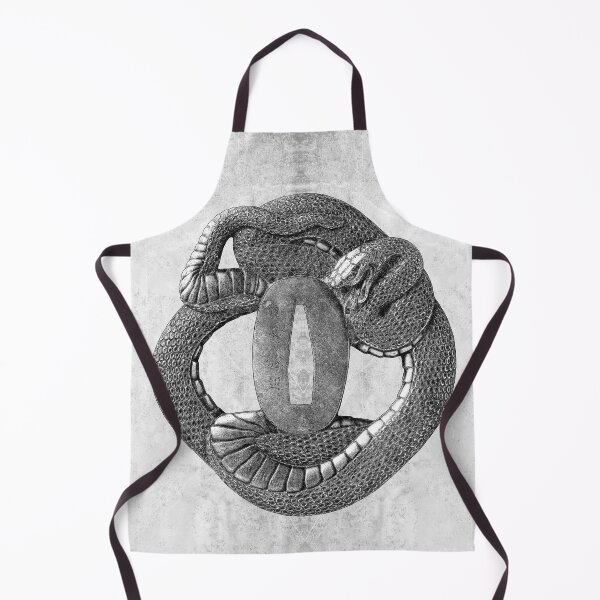 Item preview, 17th Century Coiled Snake Tsuba Japanese Sword Guard designed and sold by Ghoul Enterprises.