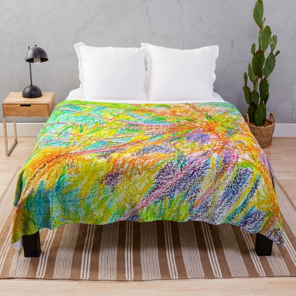 Item preview, sunset colors in the garden designed and sold by Tereza Pilar Art.