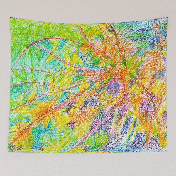 Item preview, sunset colors in the garden designed and sold by Tereza Pilar  Art.