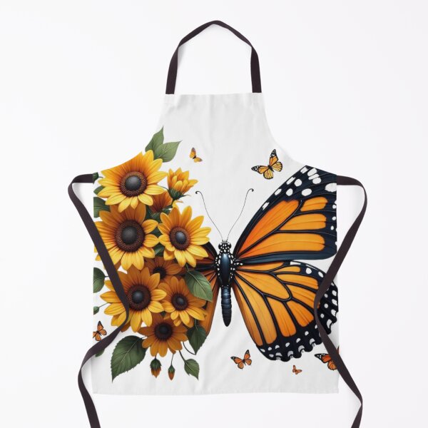 Item preview, Beautiful Monarch Butterfly with Sunflowers designed and sold by A touch of creativity.