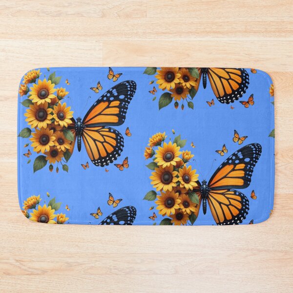 Item preview, Beautiful Monarch Butterfly with Sunflowers designed and sold by A touch of creativity.
