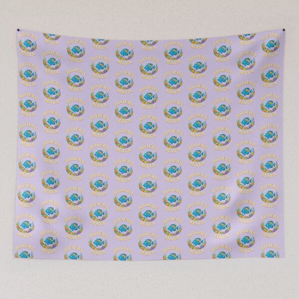 Item preview, Retro Flat Quintana Roo Riviera Maya Fish designed and sold by DuckOddity.