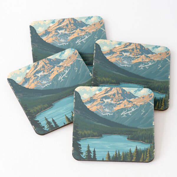 Item preview, Majestic Mountain Lake Wilderness Landscape designed and sold by Evergreen Horizon Works.