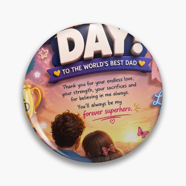 Item preview, Father's Day Card from Daughter | Printable Digital Download | Heartfelt Dad Gift | Cute 3D Father's Day Card designed and sold by lemcrisp.