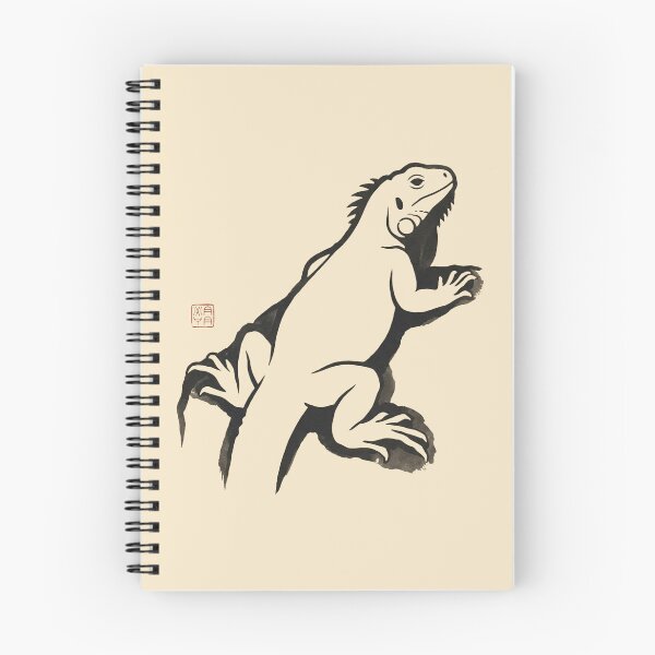 Item preview, Minimalist Ukiyo-e Quintana Roo Iguana Art designed and sold by DuckOddity.