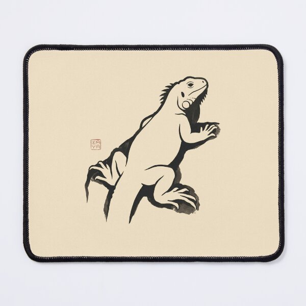 Item preview, Minimalist Ukiyo-e Quintana Roo Iguana Art designed and sold by DuckOddity.
