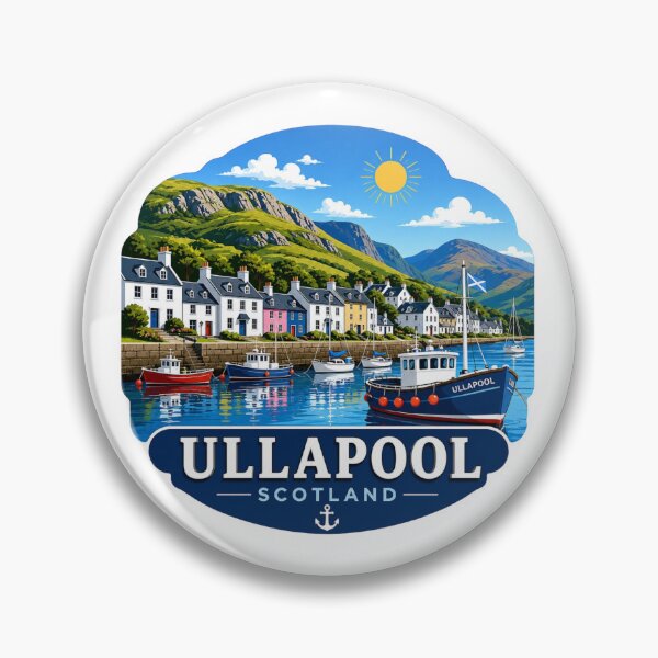 Item preview, Ullapool, Scotland Harbor designed and sold by Myra365Art.