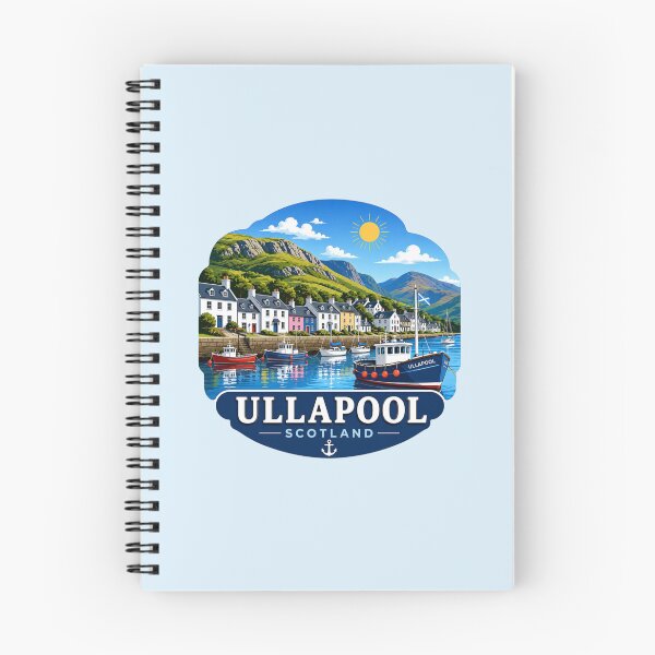 Item preview, Ullapool, Scotland Harbor designed and sold by Myra365Art.
