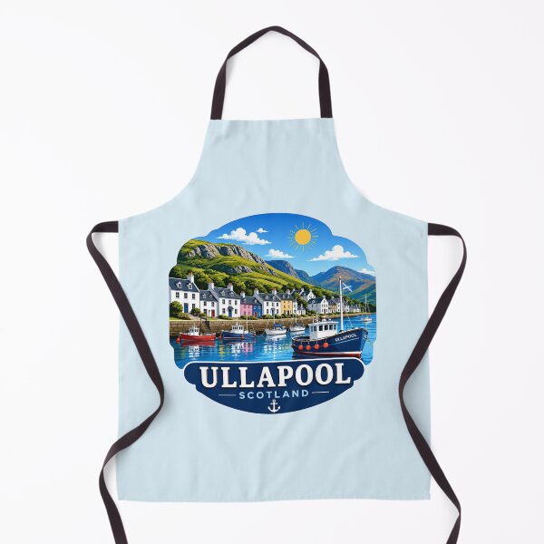 Item preview, Ullapool, Scotland Harbor designed and sold by Myra365Art.