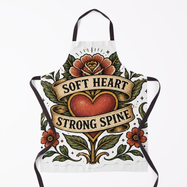 Item preview, Soft Heart Strong Spine Self Worth Sticker designed and sold by houseoflushella.
