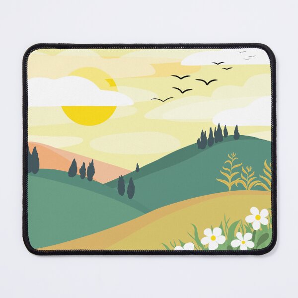 Item preview, Yellow Hills designed and sold by Art by RiciRaccoon.