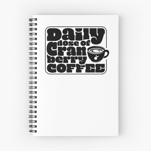 Item preview, Words - Daily Dose of (Cranberry) Coffee (Black) designed and sold by r4dicaldreamer.