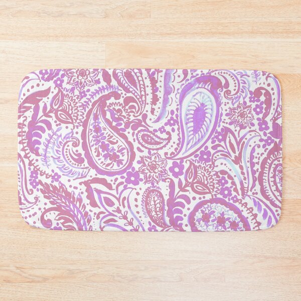 Item preview, Paisley pattern in purple designed and sold by bokasin.