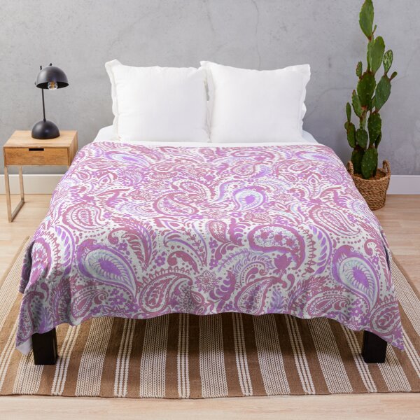 Item preview, Paisley pattern in purple designed and sold by bokasin.