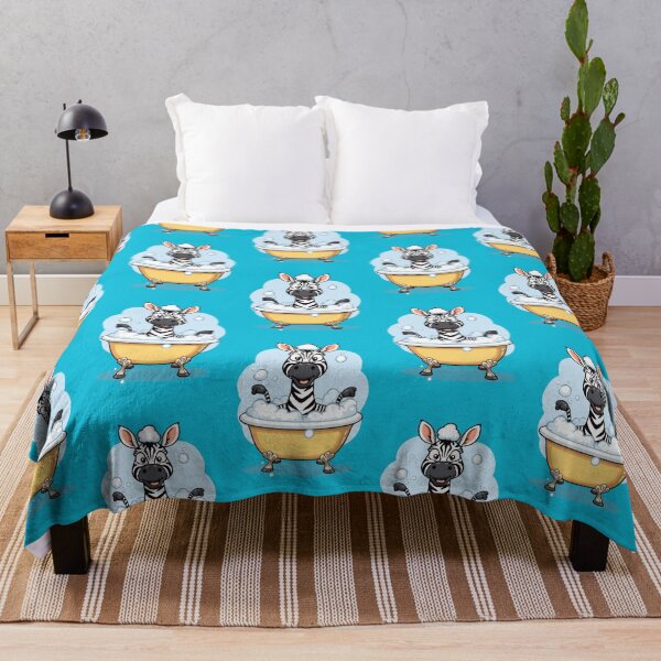 Item preview, Funny Washing Zebra Taking a Bubble Bath – Cute Cartoon Bath Time Tee designed and sold by Astro Technical.