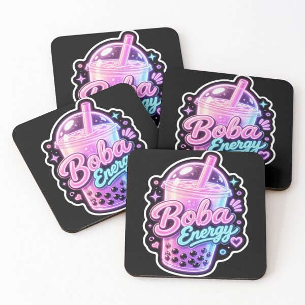 Item preview, Boba Energy Kawaii Sticker designed and sold by Stylestickers55.