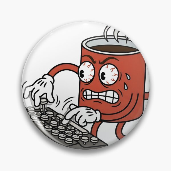 Item preview, The "Code-Fueled" Coffee Mug (Retro 1930s Style) designed and sold by TechBro67.