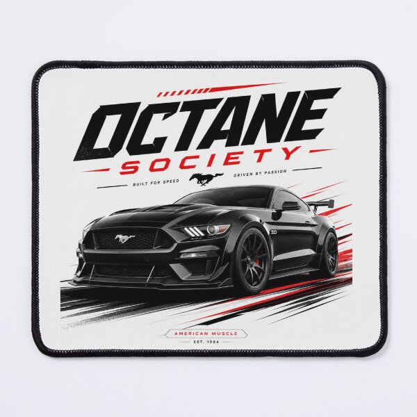 Item preview, OCTANE SOCIETY Aggressive Muscle Performance Street Car Design designed and sold by Shadryx.