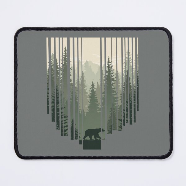 Item preview, Travel and Camping and hiking outdoors ,bear walking in the wild,Lone Bear in the Wild Forest – Wilderness Adventure Graphic T-Shirt designed and sold by mndesignworx.