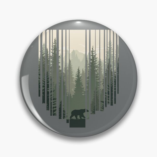 Item preview, Travel and Camping and hiking  outdoors ,bear walking in the wild,Lone Bear in the Wild Forest – Wilderness Adventure Graphic T-Shirt designed and sold by mndesignworx.