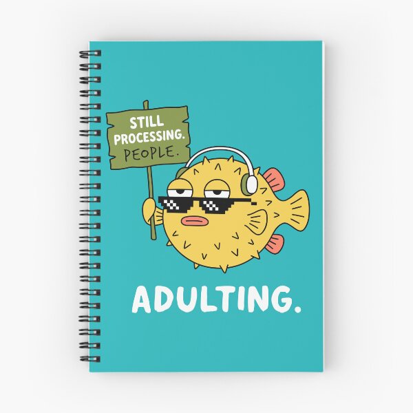 Item preview, Funny Introvert Pufferfish designed and sold by Amir Faysal.