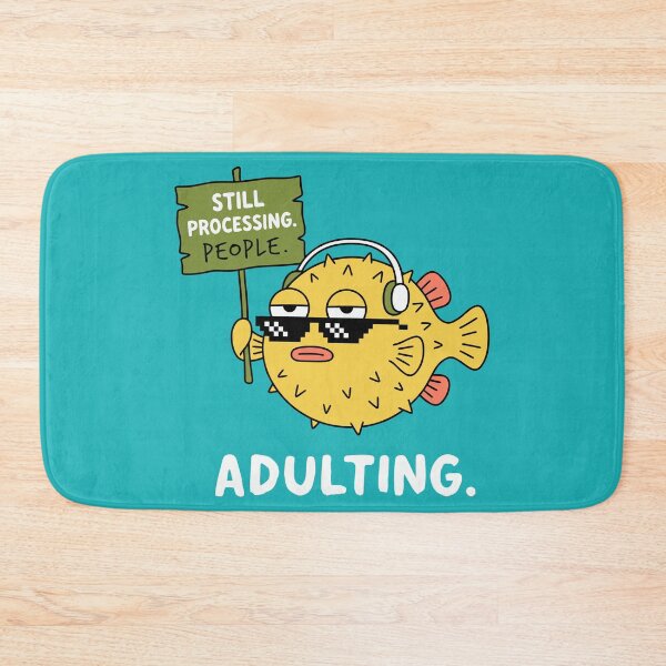 Item preview, Funny Introvert Pufferfish designed and sold by Amir Faysal.