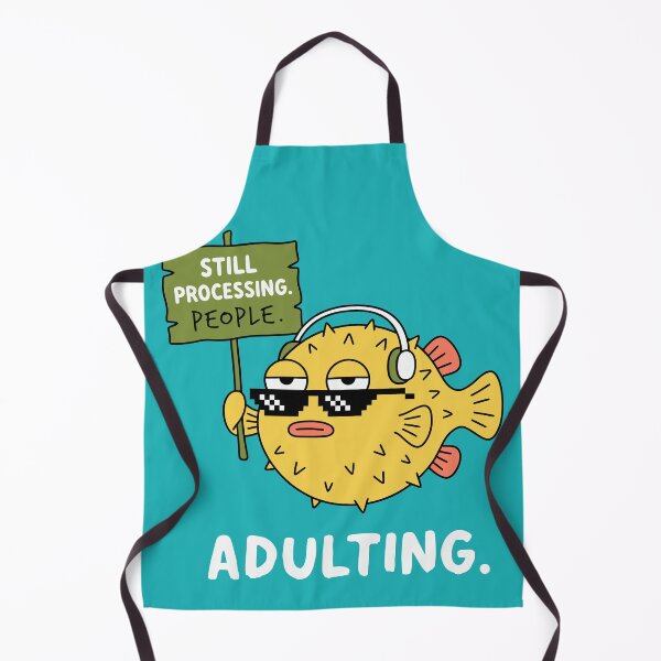 Item preview, Funny Introvert Pufferfish designed and sold by Amir Faysal.