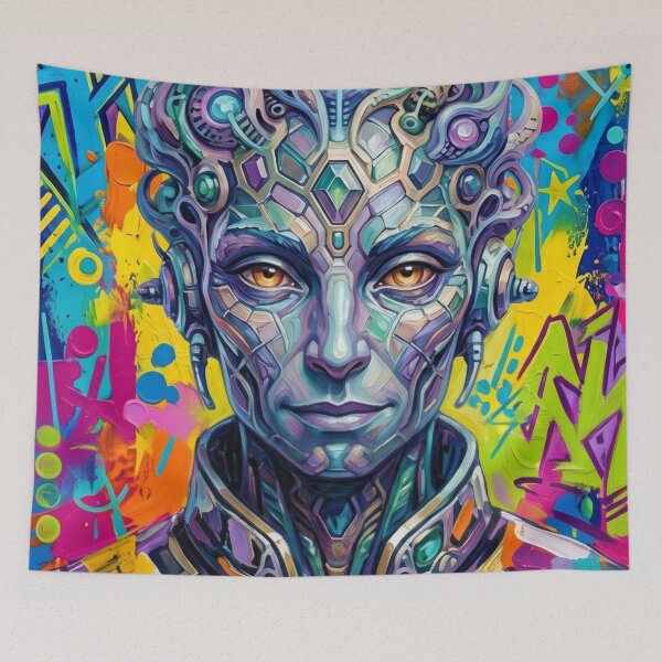 Item preview, Blue alien designed and sold by PP&RAINBOW SHOP.