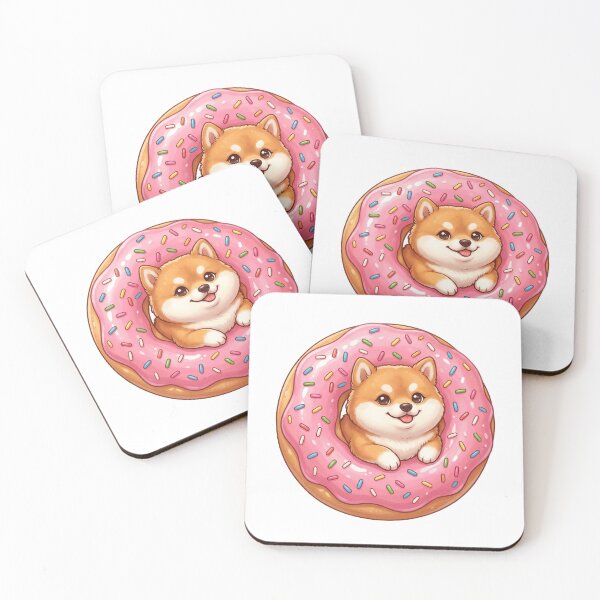 Item preview, Donut Shiba designed and sold by AnimeWaifusX.
