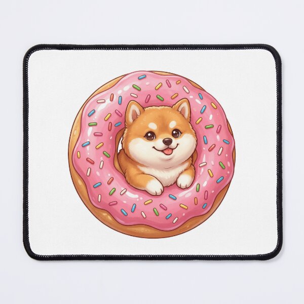 Item preview, Donut Shiba designed and sold by AnimeWaifusX.