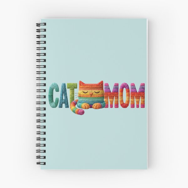 Item preview, Rainbow Cat Mom Cute Cat Lettering designed and sold by MegaNovaArt.