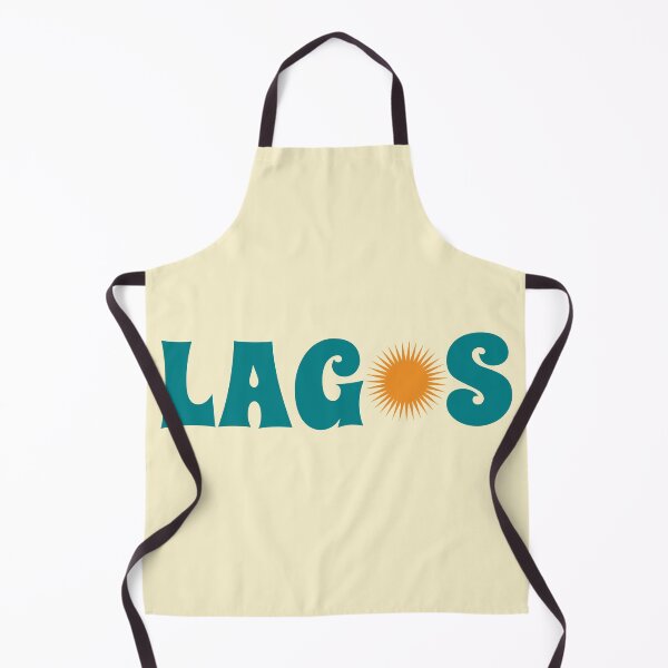 Item preview, Lagos Nigeria | Retro Groovy Sunny Travel Souvenir designed and sold by MammothArt.