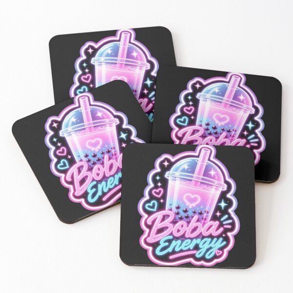Item preview, Boba Energy Kawaii Sticker designed and sold by Stylestickers55.