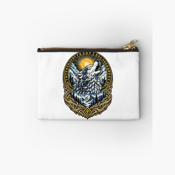 Item preview, Fenrir Wolf Viking Rune Symbol | Norse Mythology Howling Wolf Nordic Art designed and sold by Daagath.