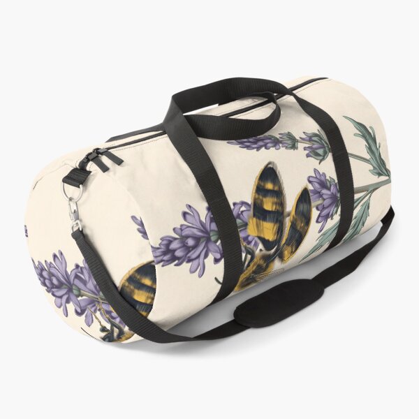 Item preview, Vintage Bumblebee Pollinating Lavender Botanical Illustration designed and sold by Evergreen Horizon Works.