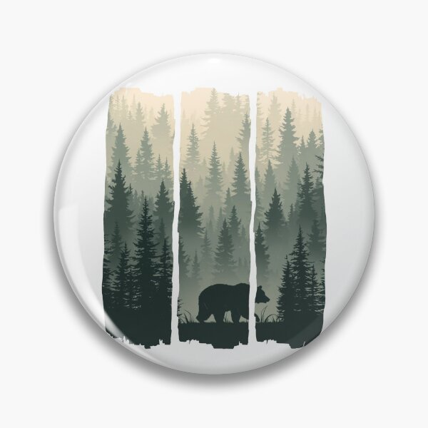 Item preview, Copy of Travel and Camping and hiking  outdoors version 4 ,bear walking in the wild,Lone Bear in the Wild Forest – Wilderness Adventure Graphic T-Shirt designed and sold by mndesignworx.