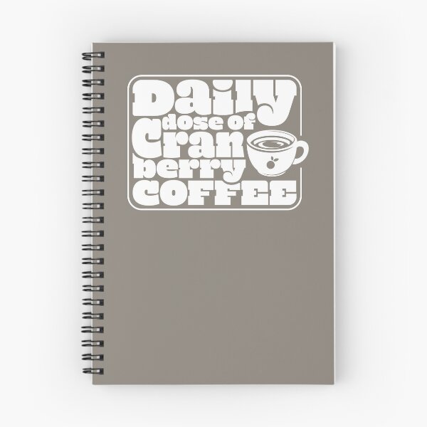 Item preview, Words - Daily Dose of (Cranberry) Coffee (White) designed and sold by r4dicaldreamer.