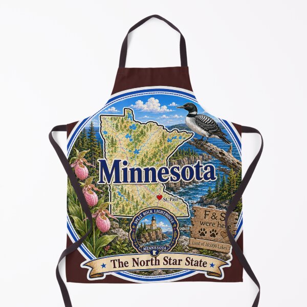 Item preview, Minnesota - Collect America with Freckle and Spencer designed and sold by CollectrsCornr.