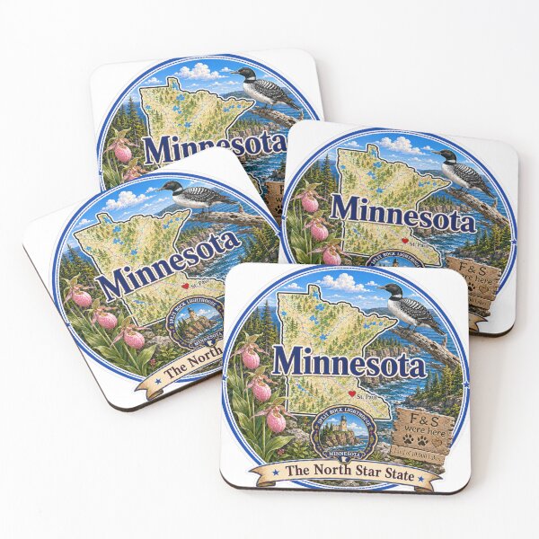Item preview, Minnesota - Collect America with Freckle and Spencer designed and sold by CollectrsCornr.