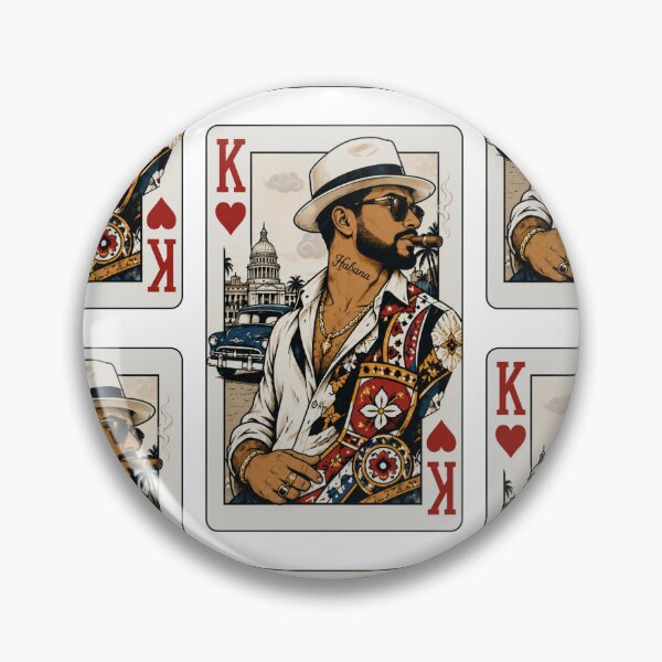 Item preview, Cuban King of Hearts | Cuban King Playing Card | Design for Couples | By Coloralmy designed and sold by Coloralmy.