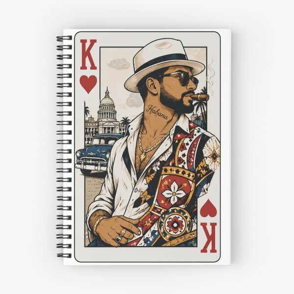 Item preview, Cuban King of Hearts | Cuban King Playing Card | Design for Couples | By Coloralmy designed and sold by Coloralmy.