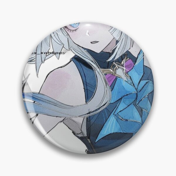 Item preview, Cerydra White Hair Blue Eyes Honkai Star Rail designed and sold by KomiArts.