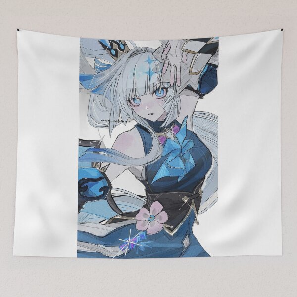 Item preview, Cerydra White Hair Blue Eyes Honkai Star Rail designed and sold by KomiArts.